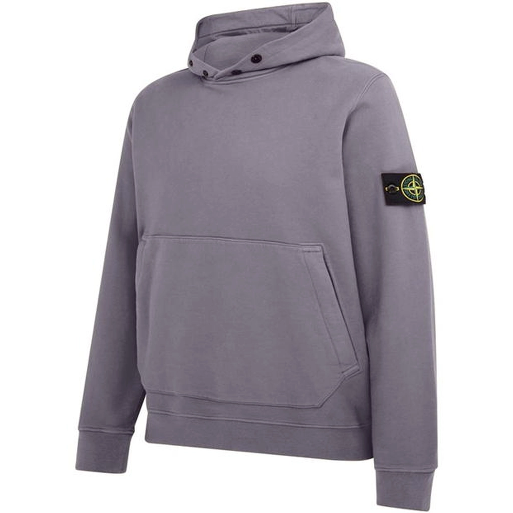Stone Island Fleece Hoodie - Purple